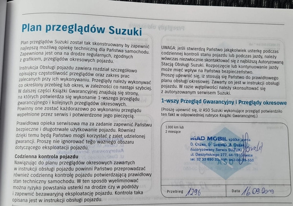 Suzuki Vitara cena 83900 przebieg: 51300, rok produkcji 2019 z Milanówek małe 154
